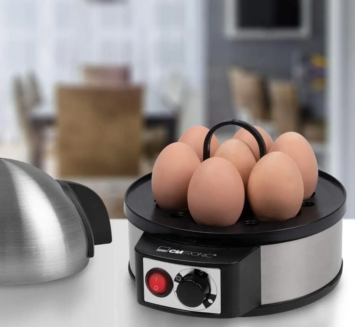 Яйцеварка Clatronic EK 3321 (Stainless Steel/Black)