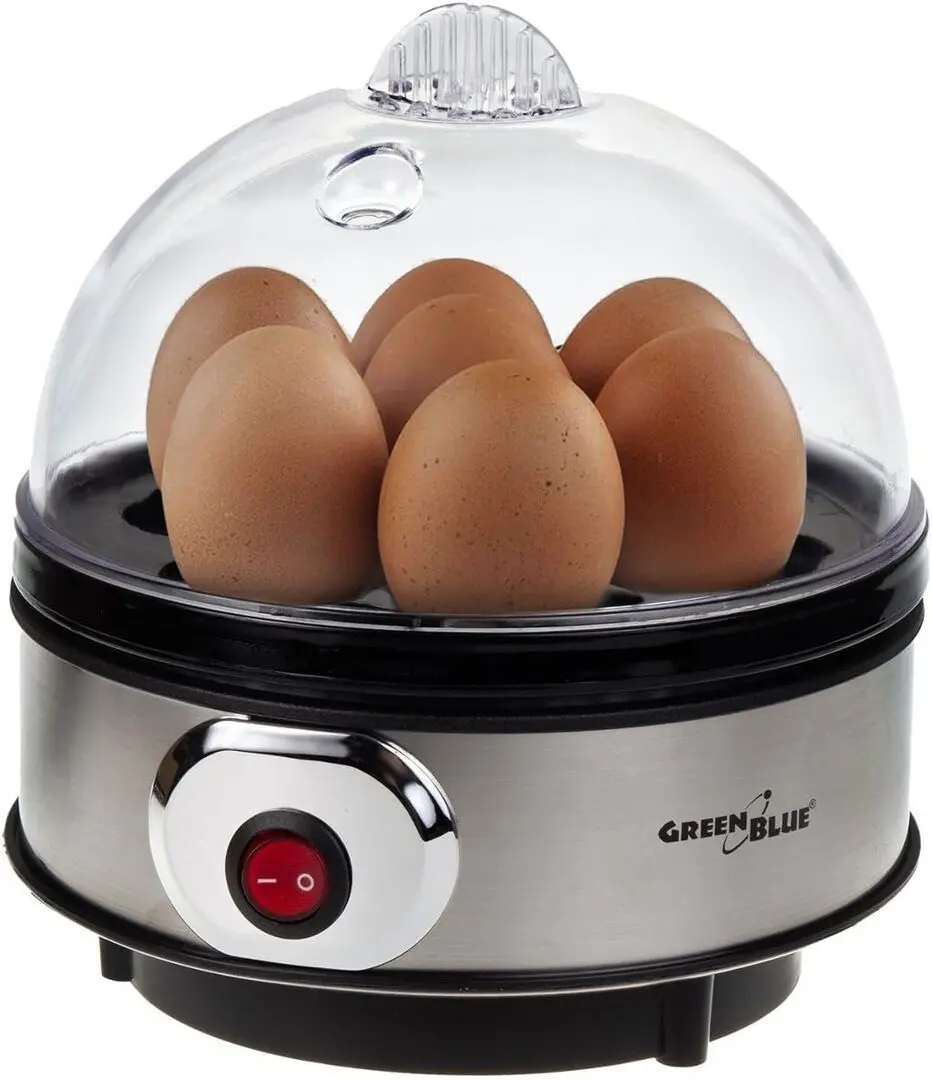 Яйцеварка GreenBlue GB572 (Silver/Black)