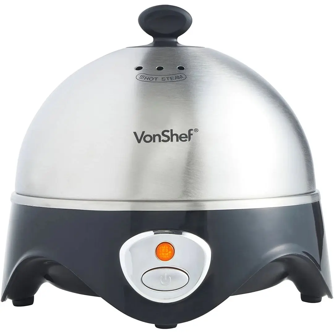 Fierbator de oua VonShef 2007034 (Silver/Black)