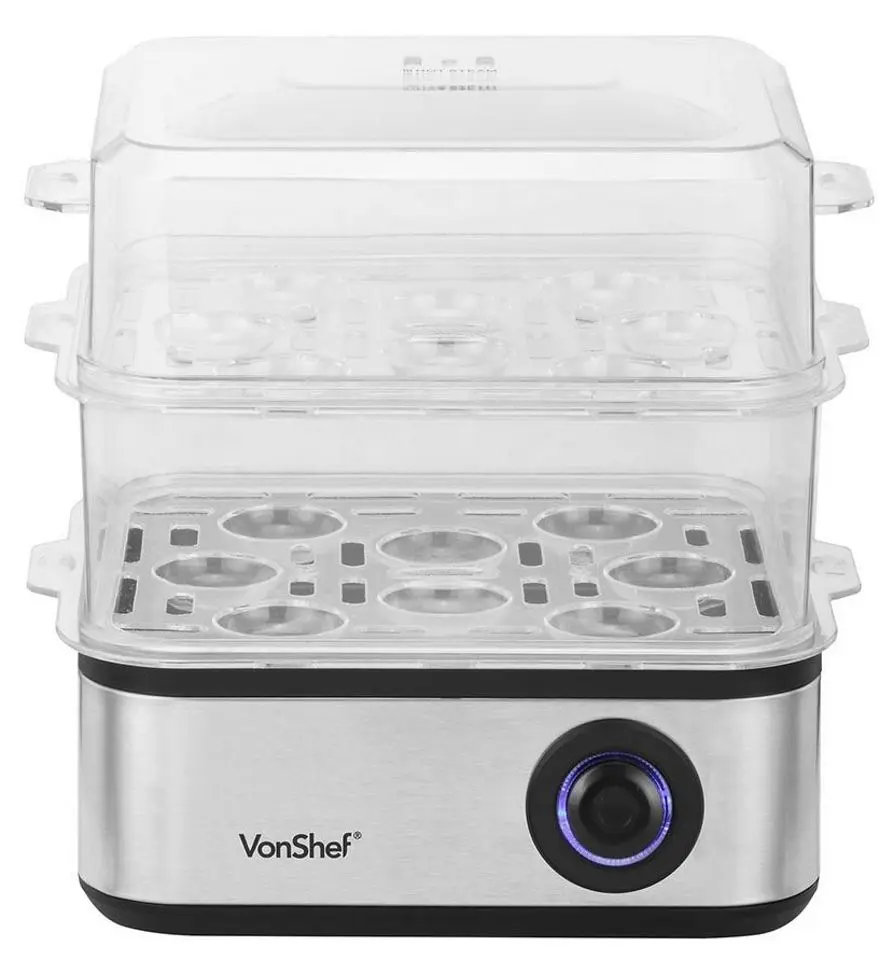 Fierbator de oua VonShef 2013211 (Inox)
