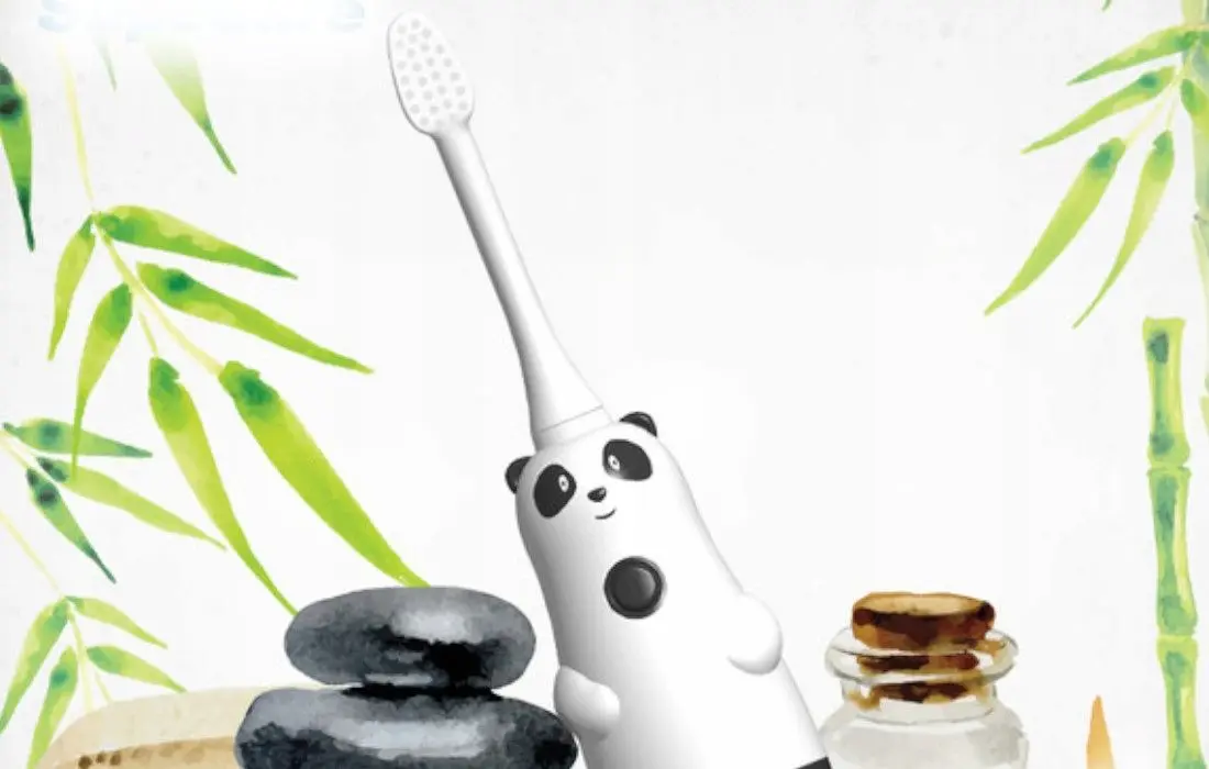 Periuta de dinti electrica Abee Baby (Black/White)