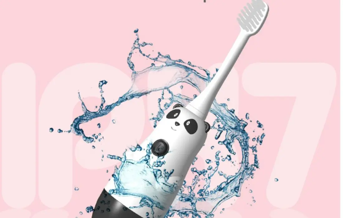 Periuta de dinti electrica Abee Baby (Black/White)