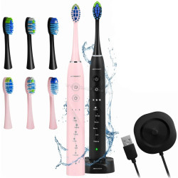 Set periute de dinti electrice Berdsen Galaxy Duo 322021 (Pink/Black)
