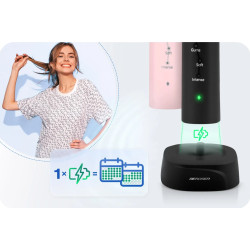 Set periute de dinti electrice Berdsen Galaxy Duo 322021 (Pink/Black) Thumb