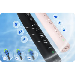 Set periute de dinti electrice Berdsen Galaxy Duo 322021 (Pink/Black) Thumb