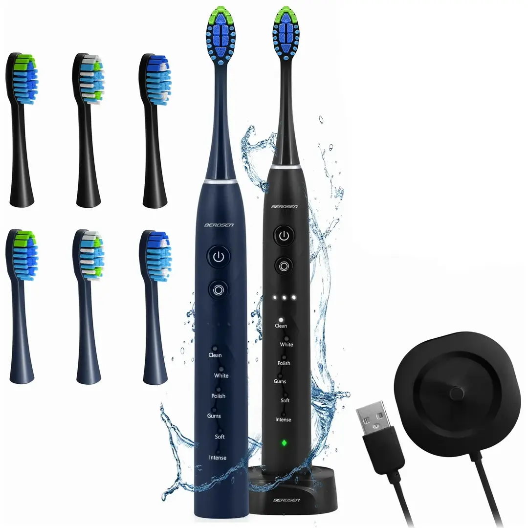 Набор электрических зубных щеток Berdsen Galaxy Duo 322022 (Blue/Black)