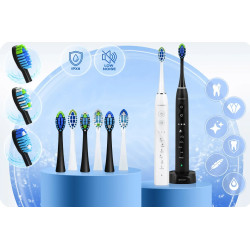 Set periute de dinti sonice Berdsen Galaxy Duo 322020 (Black/White) Thumb