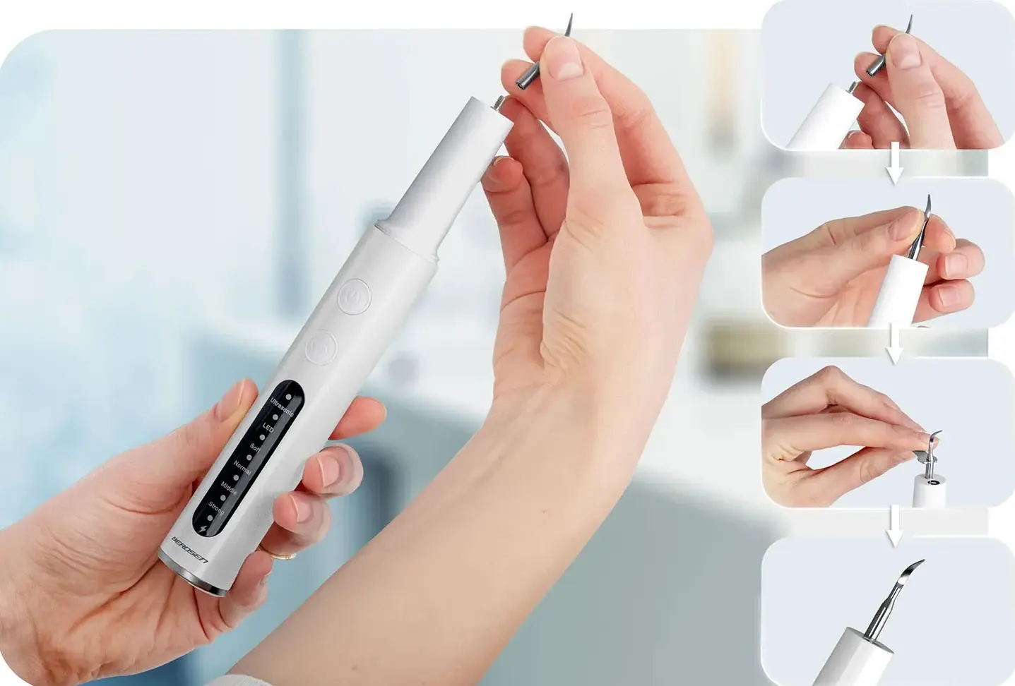 Scaler Berdsen BD-251 325100 (Inox/White) - 8