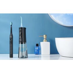 Set periuta de dinti electrica + irigator Bitvae D2+C2 (Black) Thumb