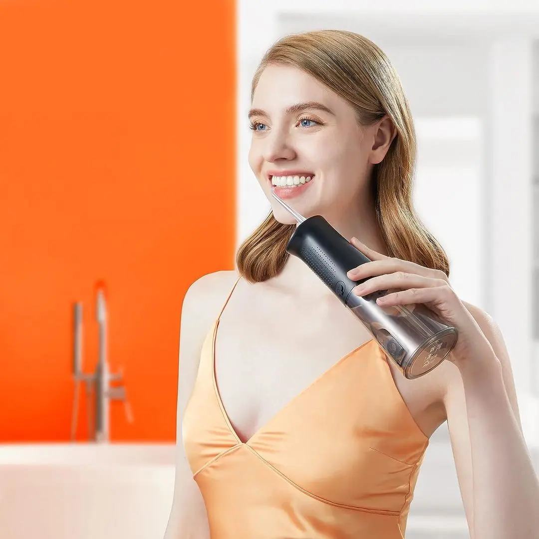 Set periuta de dinti electrica + irigator Bitvae D2+C2 (Black) - 15