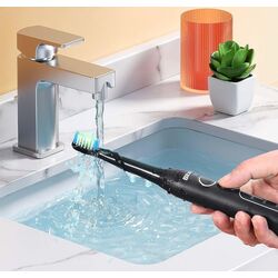 Set periuta de dinti electrica + irigator Bitvae D2+C2 (Black) Thumb