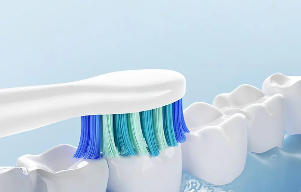 Set periuta de dinti electrica + irigator Bitvae D2+C2 (White) - 2