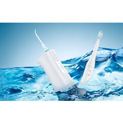 Set periuta de dinti electrica + irigator Bitvae D2+C2 (White) Thumb