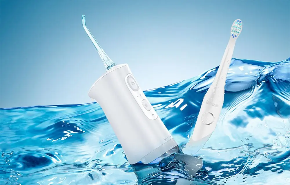 Set periuta de dinti electrica + irigator Bitvae D2+C2 (White) - 5