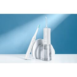 Set periuta de dinti electrica + irigator Bitvae D2+C2 (White) Thumb