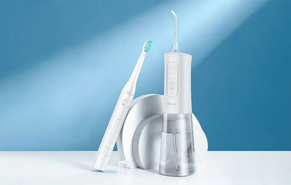 Set periuta de dinti electrica + irigator Bitvae D2+C2 (White) - 6