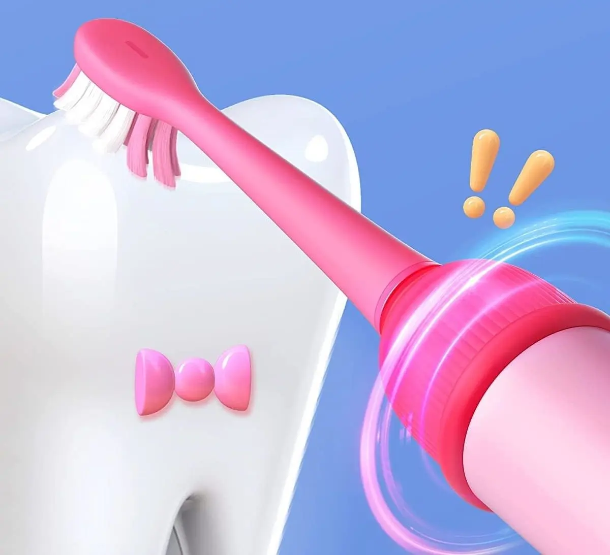 Звуковая зубная щетка Bitvae K7S (Pink) - 3