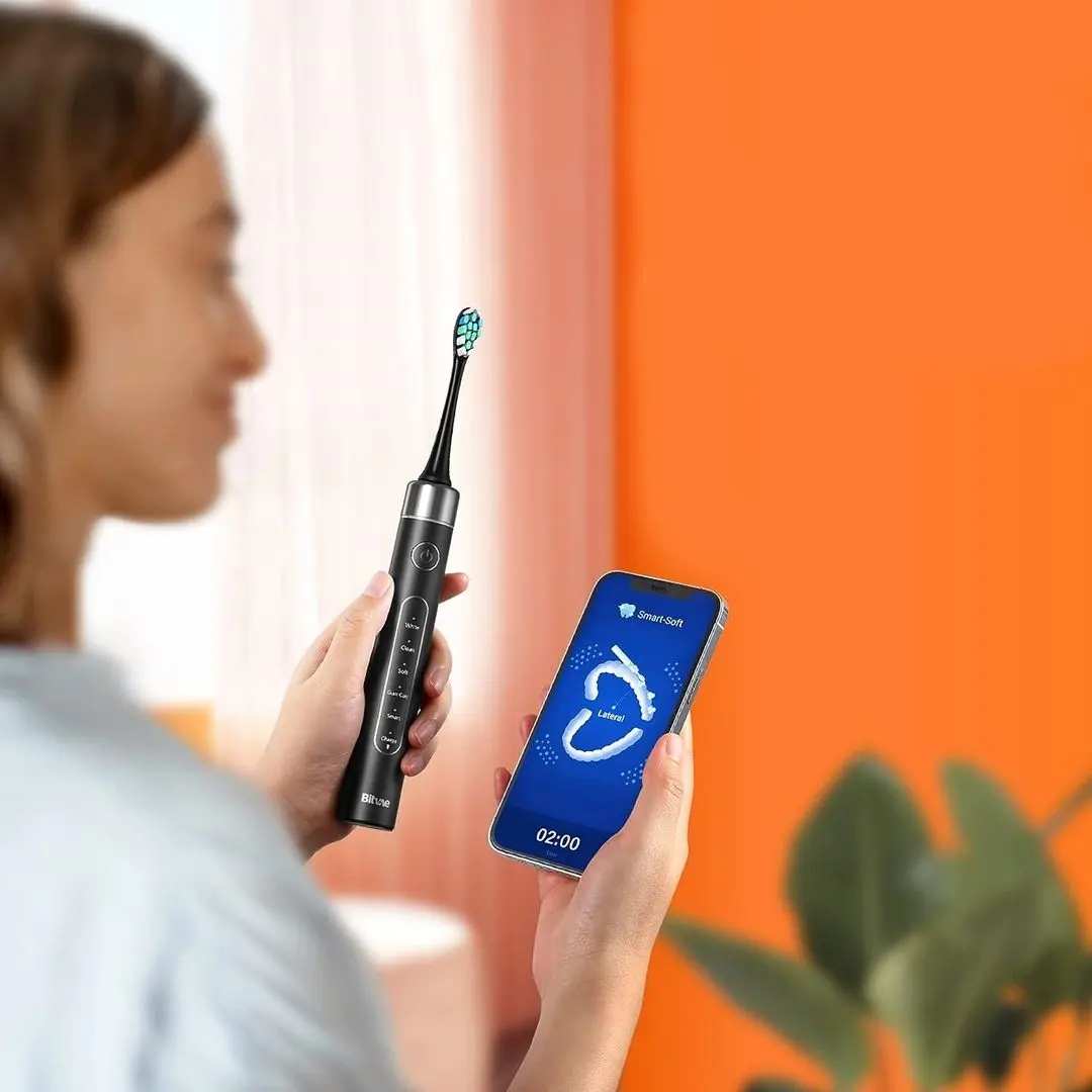 Звуковая зубная щетка Bitvae S2+HD (Black) - 5