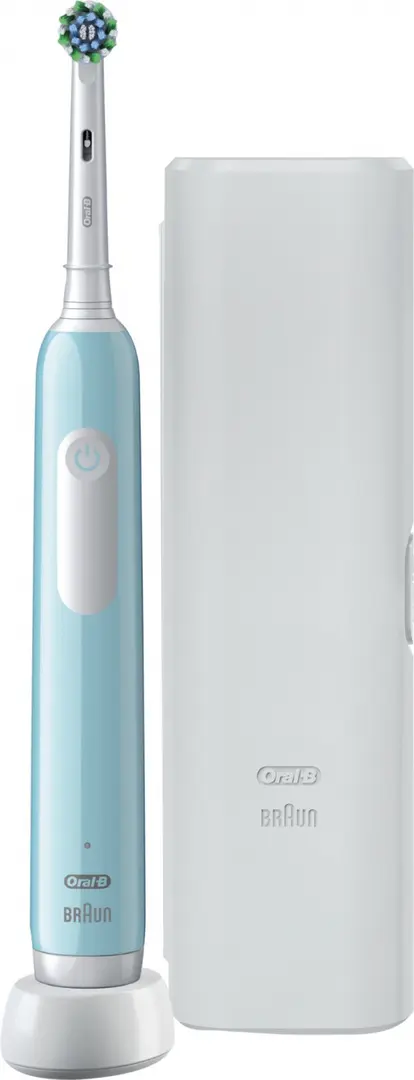 Электрическая зубная щетка Braun Oral-B Pro 1 D305.513.3X (Caribbean Blue)