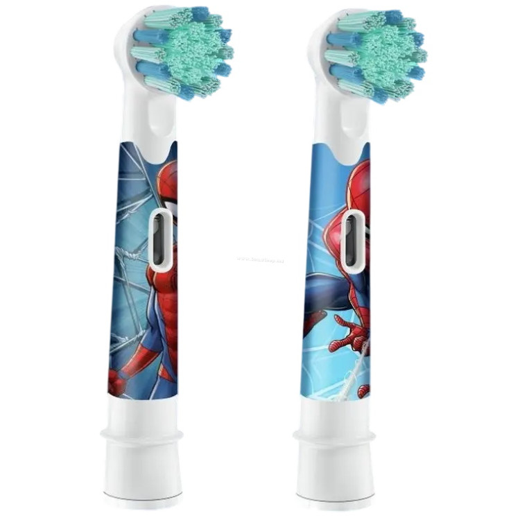 Набор насадок для электрической зубной щетки Braun Oral-B Spider-Man EB10-2 (Blue/Red)