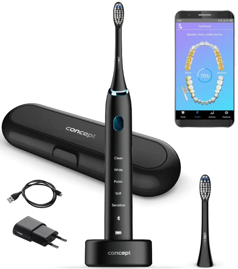 Periuta de dinti sonica Concept Perfect Smile ZK5001 (Black) - 12