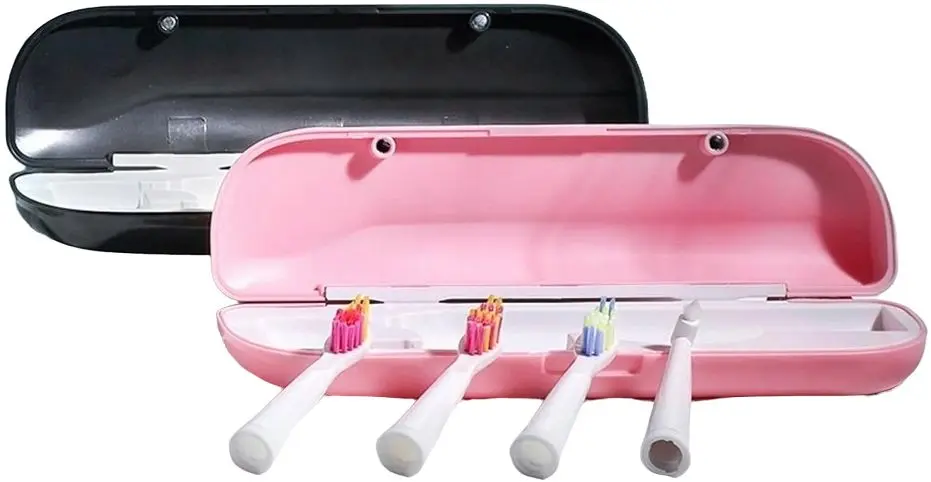 Set periute de dinti sonice FairyWill FW-507 (Black/Pink)