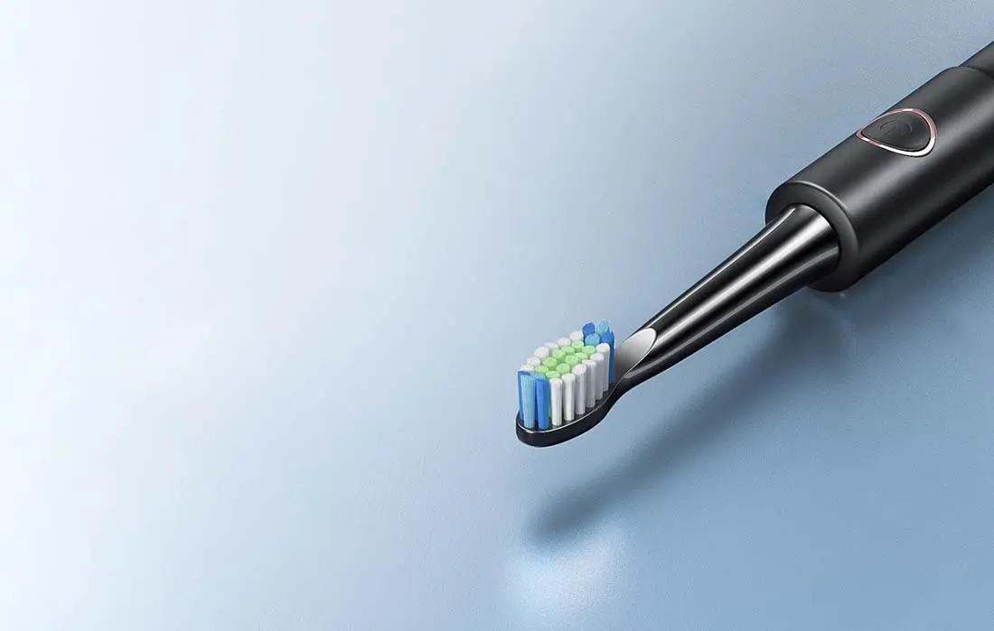 Set periuta de dinti electrica + irigator FairyWill FW-5020E+FW-E11 (Black)