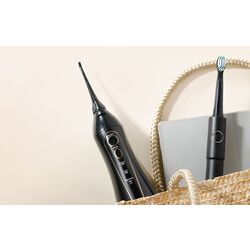 Set periuta de dinti electrica + irigator FairyWill FW-5020E+FW-E11 (Black) Thumb