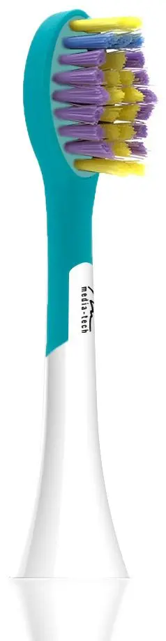 Set rezerve pentru periuta sonica Media-Tech MT6520 (White/Blue) - 2
