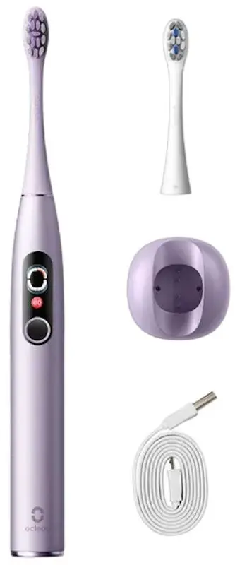 Электрическая ультразвуковая зубная щетка Oclean X Pro Digital (Purple)