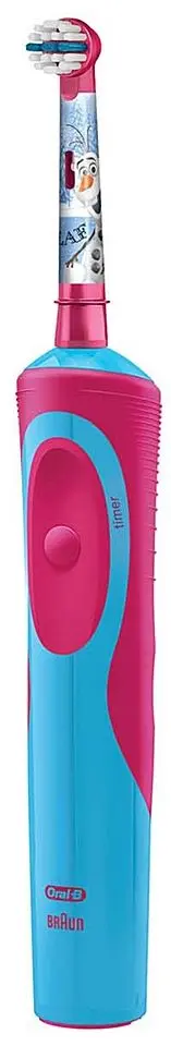 Periuta de dinti electrica Oral-B Kids Vitality D100 Frozen (Pink/Blue) - 2