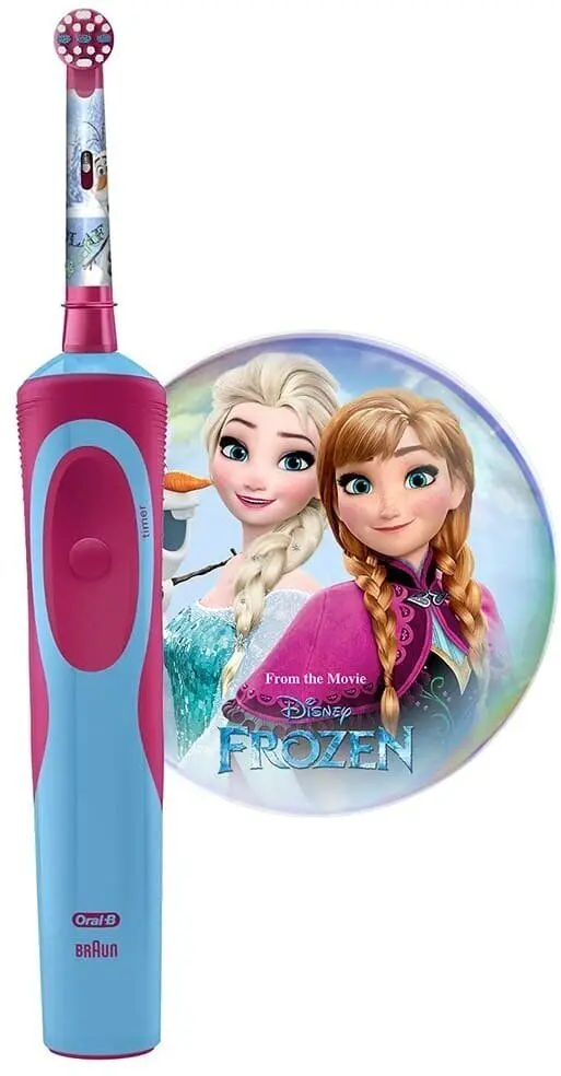 Periuta de dinti electrica Oral-B Kids Vitality D100 Frozen (Pink/Blue) - 4