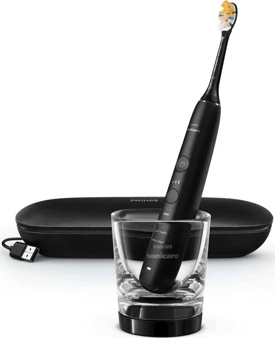 Электрическая звуковая зубная щетка Philips DiamondClean HX9911/17 (Black)