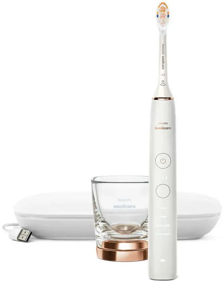 Электрическая звуковая зубная щетка Philips DiamondClean HX9911/23 (White)