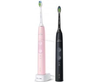 Set periuțe de dinți electrice Philips 4500 HX6830/35 (Pink/Black)