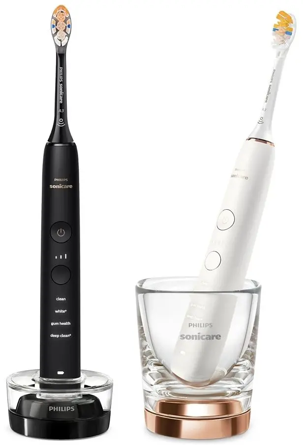 Set periute de dinti electrice Philips HX9914/69 (Black/Rose gold)