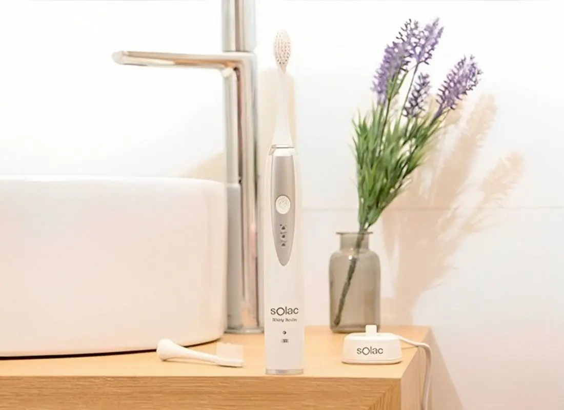 Periuta de dinti electrica sonica Solac Shiny Smile CD7901 (White)