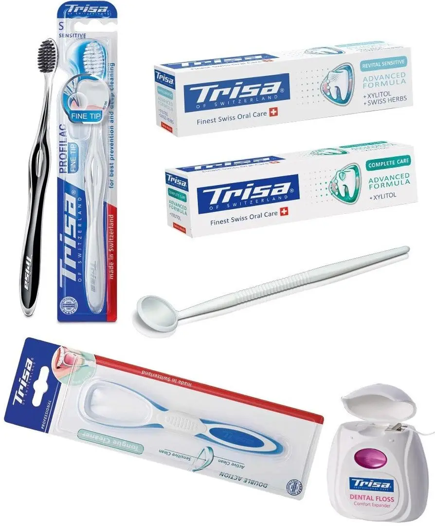Set pentru ingrijire orala Trisa Oral Care Sensitive