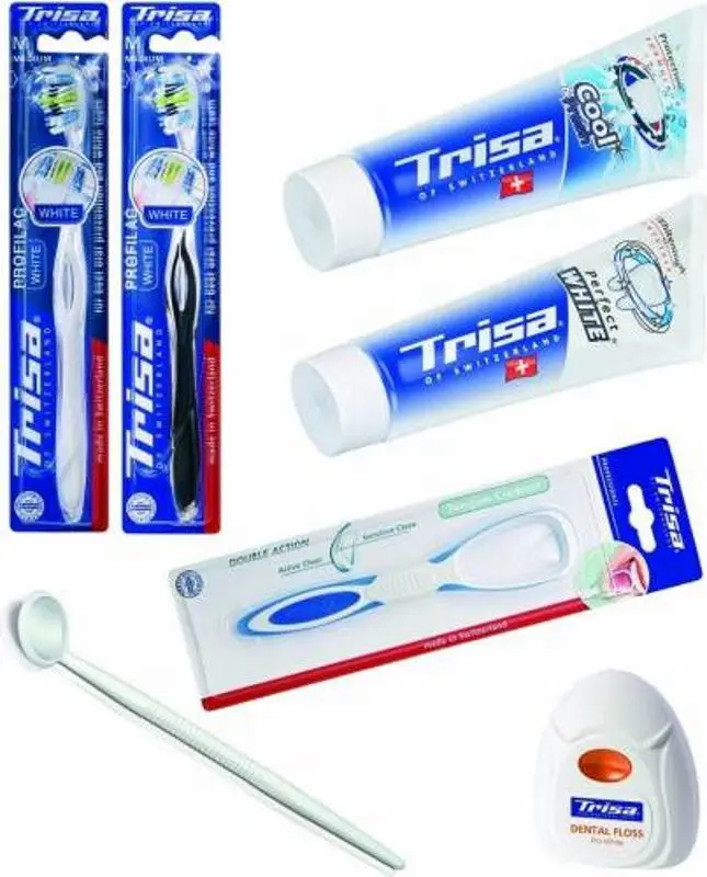 Набор для ухода за полостью рта Trisa Oral Care White