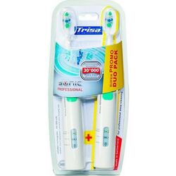 Set periute de dinti electrice Trisa Professional Sonic Duo 658286 (White/Gray)