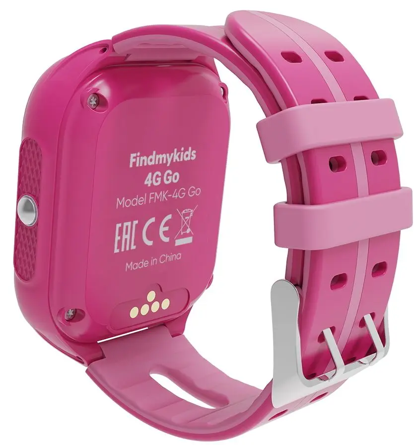 Смарт-часы детские Elari Findmykids 4G Go (Pink) - 5