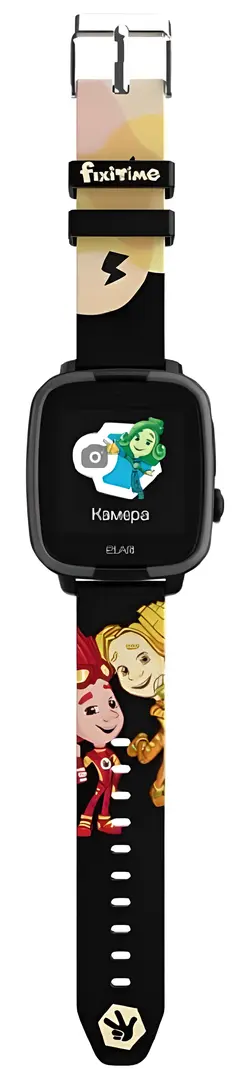 Смарт часы детские Elari FixiTime Fun (Black) - 3