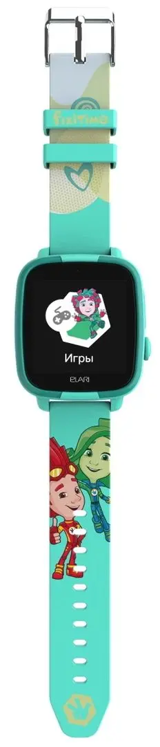 Смарт-часы детские Elari FixiTime Fun (Green) - 4