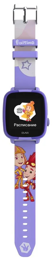 Смарт часы детские Elari FixiTime Fun (Purple) - 3
