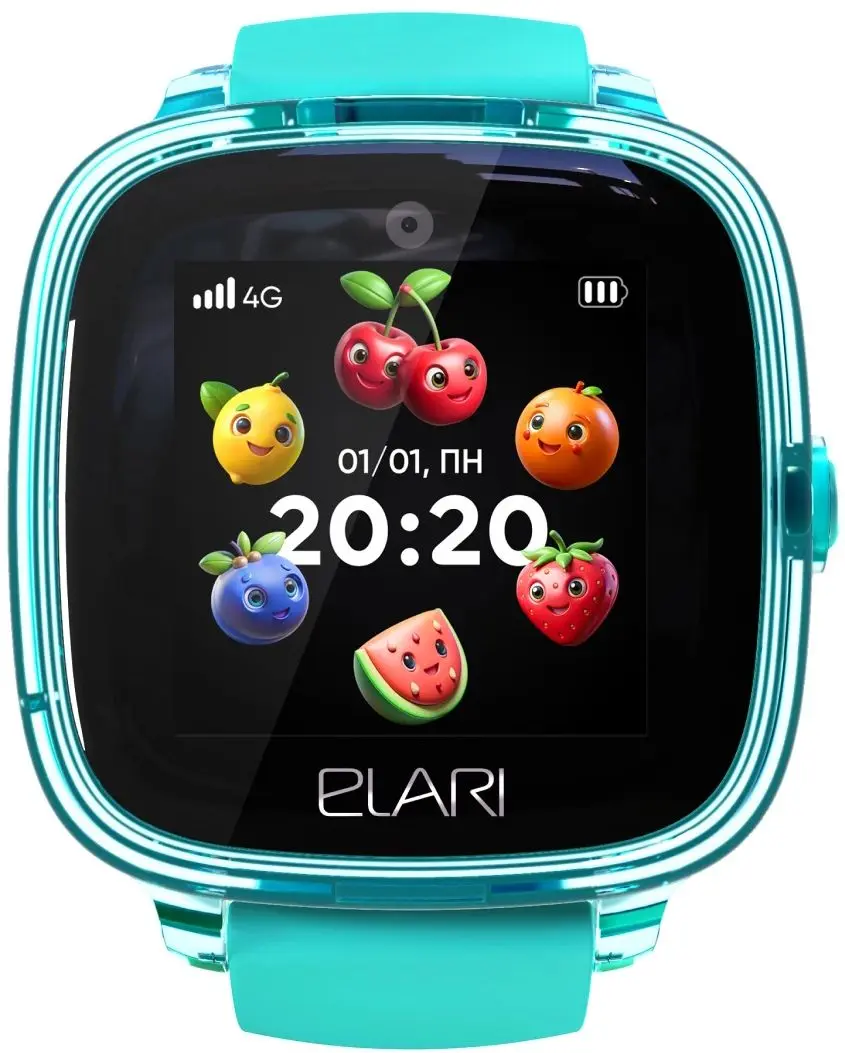 Смарт-часы детские Elari KidPhone 4G Fresh (Green)