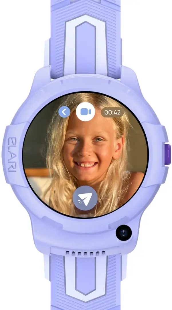 Ceas inteligent pentru copii Elari KidPhone 4G Wink (Lilac) - 2