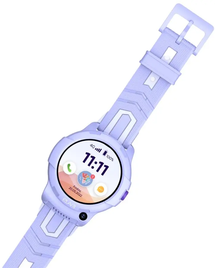Ceas inteligent pentru copii Elari KidPhone 4G Wink (Lilac) - 3