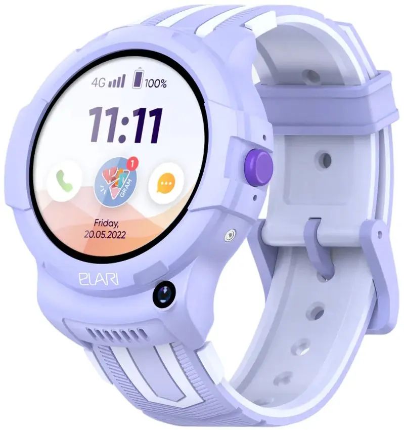 Ceas inteligent pentru copii Elari KidPhone 4G Wink (Lilac)
