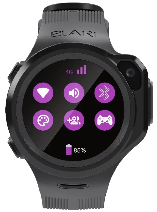 Смарт-часы детские Elari KidPhone 4GR (Black) - 2