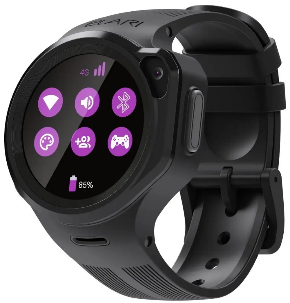 Смарт часы детские Elari KidPhone 4GR (Black)